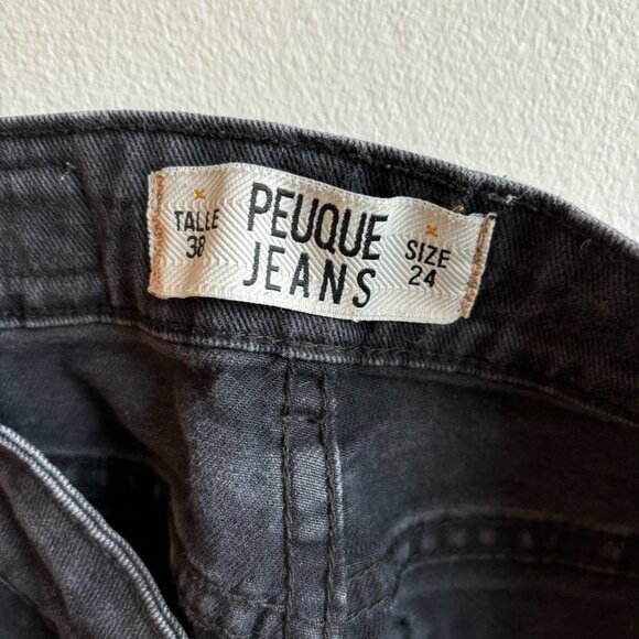 Peuque | Black Demin Shorts - Picture 3 of 3